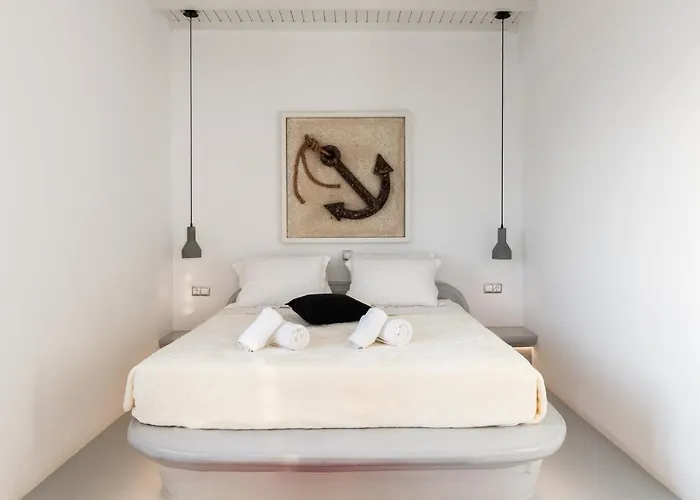 Yalos Mykonos 3 Bedroom Luxury In Mykonos Town With Sea & Sunset View Villa