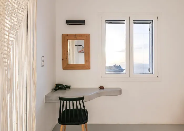 Villa Yalos Mykonos 3 Bedroom Luxury In Mykonos Town With Sea & Sunset View *