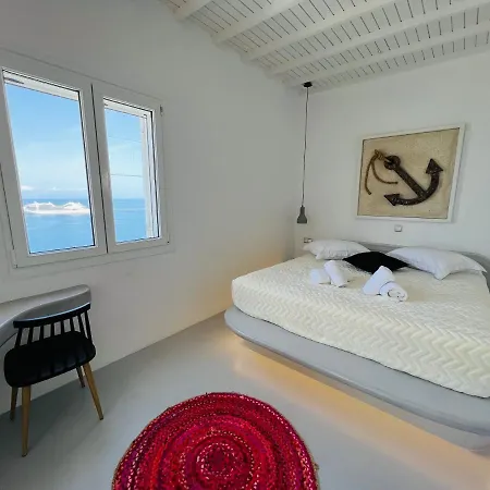 Yalos Mykonos 3 Bedroom Luxury In Mykonos Town With Sea & Sunset View Ferienhaus Tagoo (Mykonos)