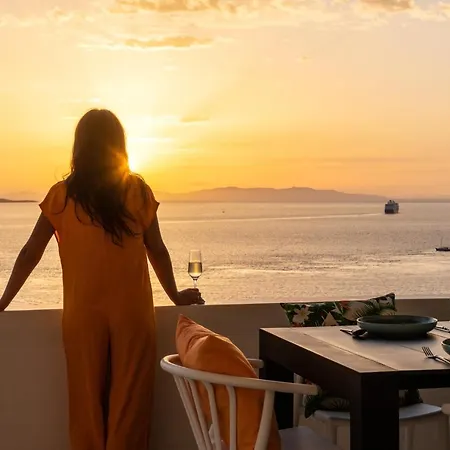 Yalos Mykonos 3 Bedroom Luxury In Mykonos Town With Sea & Sunset View * Tagoo (Mykonos)