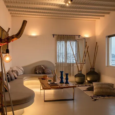 Yalos Mykonos 3 Bedroom Luxury In Mykonos Town With Sea & Sunset View Ferienhaus