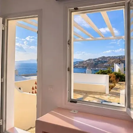 Yalos Mykonos 3 Bedroom Luxury In Mykonos Town With Sea & Sunset View Ferienhaus *